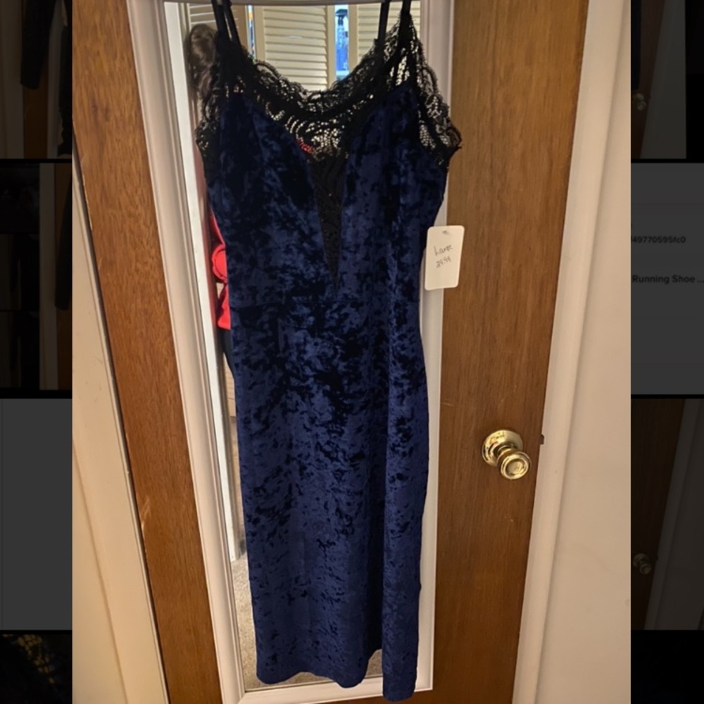 Cowboys and angles suede dress
